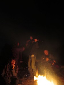 4w Dan, Nikki and Chris at the fireside 